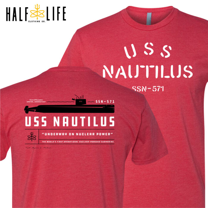 USS Nautilus - Underway on Nuclear Power - Men's CVC Crew Thumbnail