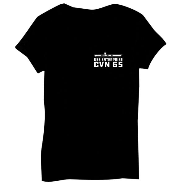 USS Enterprise Original Island - Carrier - Bella Short-Sleeve V-Neck T-Shirt Thumbnail