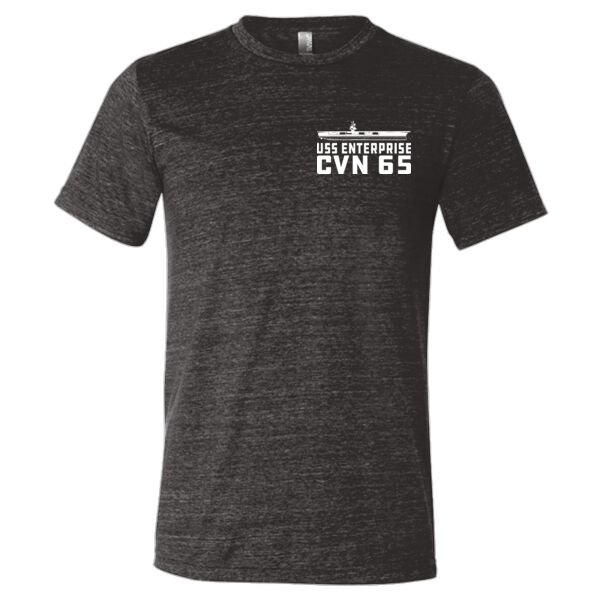 USS Enterprise with '82-2012 Island - Triblend Short Sleeve T-Shirt Thumbnail