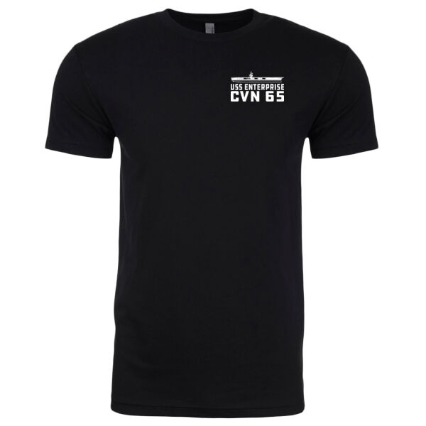 USS Enterprise with '82-2012 Island - Men's CVC Crew Thumbnail