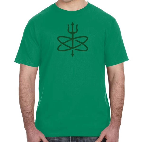 St. Patrick's Day Four Leaf Atomic Trident of Poseidon - Lightweight T-Shirt Thumbnail