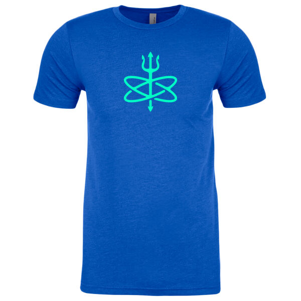 Glow in the Dark Atomic Trident of Poseidon - Men's CVC Crew Thumbnail