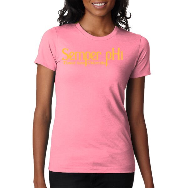 Semper pHi - Timor non Chlorida - Ladies' CVC T-Shirt Thumbnail