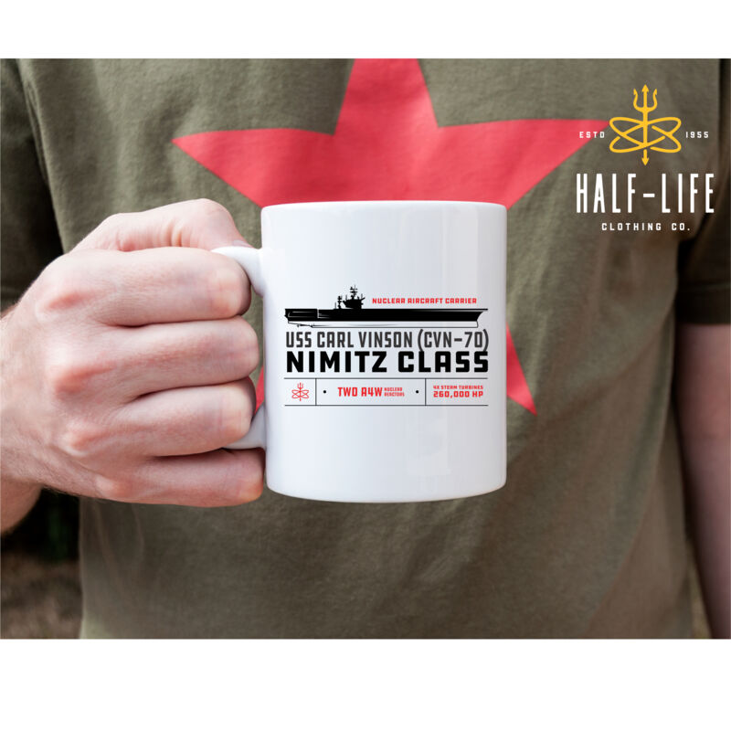 Personalized Nimitz Class Aircraft Carrier - 11 oz Ceramic Mug Thumbnail