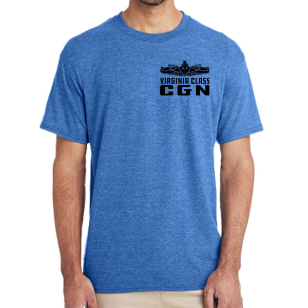 Virginia Class Cruiser (SW) - (S) Adult 5.5 oz Cotton Poly (35/65) T-Shirt Thumbnail