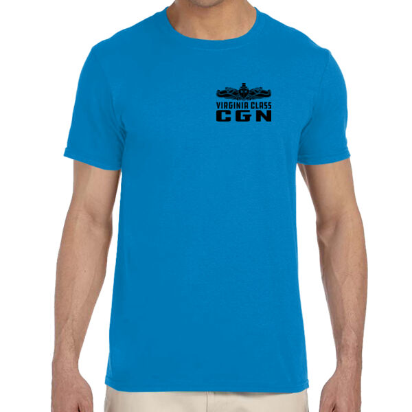 Virginia Class Cruiser (SW) - Adult Softstyle® 4.5 oz. Heather Color T-Shirt (S) Thumbnail