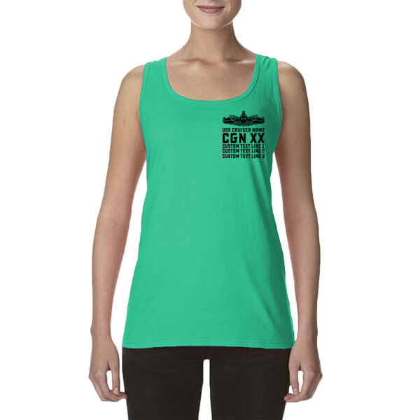 Personalized California Class Cruiser (SW) - Ladies' Softstyle®  4.5 oz. Racerback Tank (S) Thumbnail