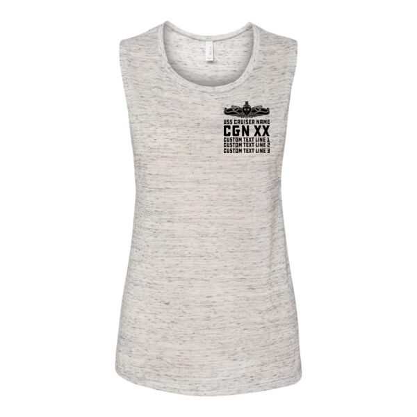 Personalized California Class Cruiser (SW) - Bella Flowy Scoop Muscle Tank (S) Thumbnail