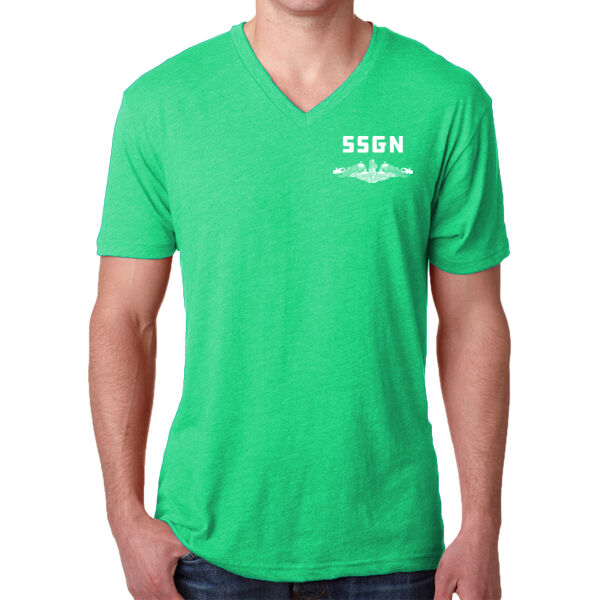 Ohio Class Guided Missile Submarine - Men's Triblend V Neck Thumbnail