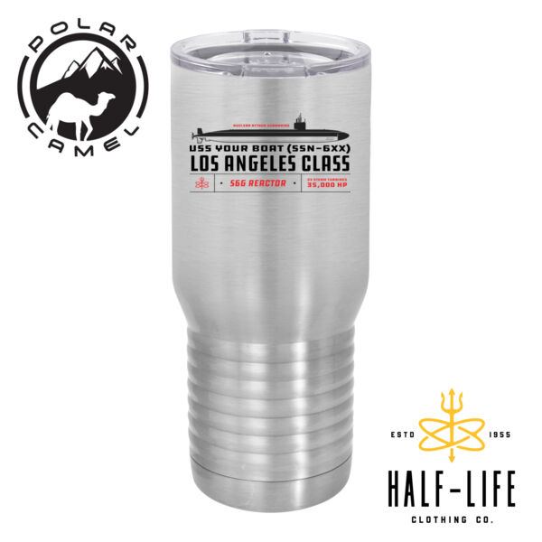 Los Angeles Class Attack Submarine - Polar Camel 20 oz. Tall Stainless Steel Vacuum Insulated Tumbler Thumbnail