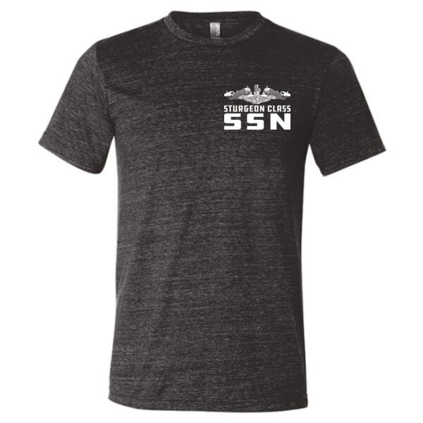 Sturgeon Class Attack Submarine - Triblend Short Sleeve T-Shirt Thumbnail