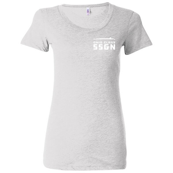 Ohio Class Guided Missile Submarine - Ladies' Triblend Short Sleeve T-Shirt Thumbnail