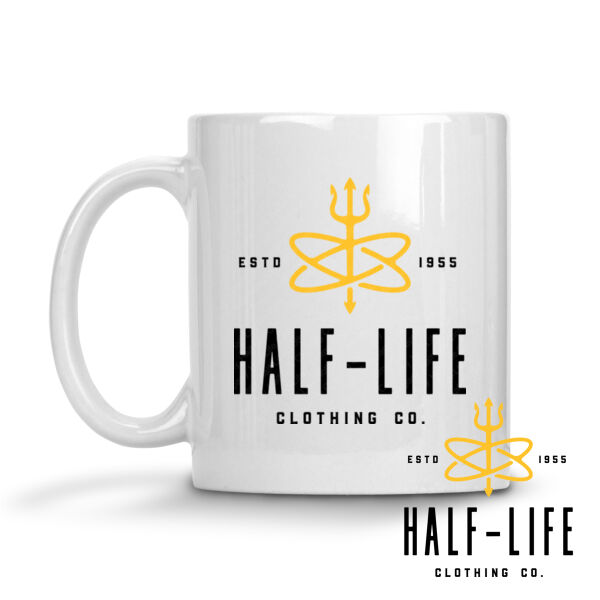 Half-Life Clothing Company - 11 oz Ceramic Mug (HLCC1) Thumbnail