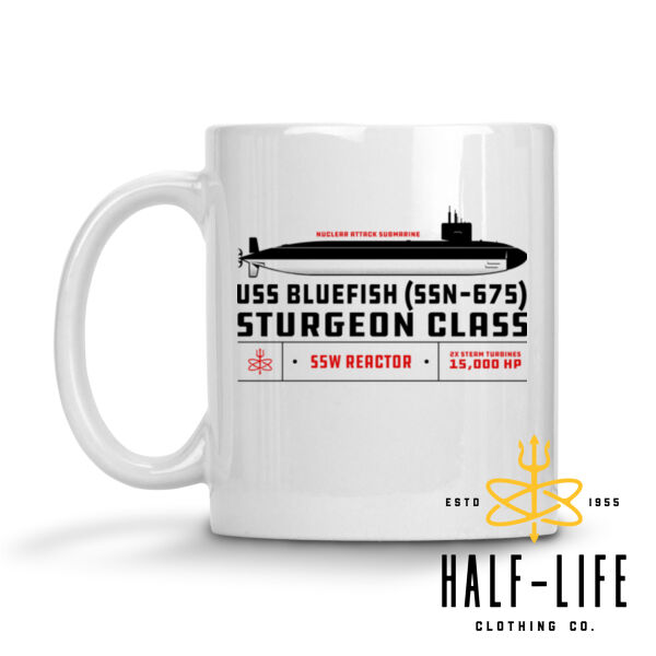 Custom Sturgeon Class Submarine - 11 oz Ceramic Mug (HLCC1) Thumbnail