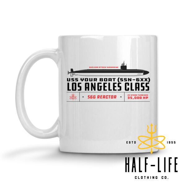 Custom Los Angeles Class Submarine - 11 oz Ceramic Mug (HLCC1) Thumbnail