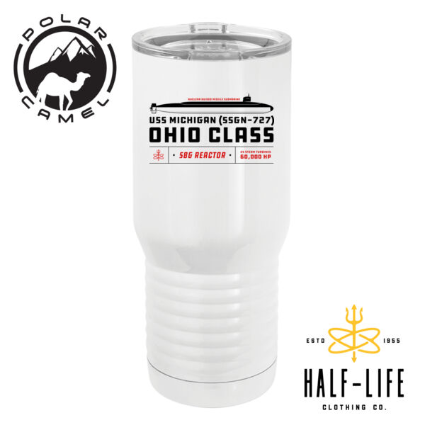 Ohio Class Guided Missile Submarine (SSGN) - Polar Camel 20 oz. Tall Stainless Steel Vacuum Insulated Tumbler Thumbnail