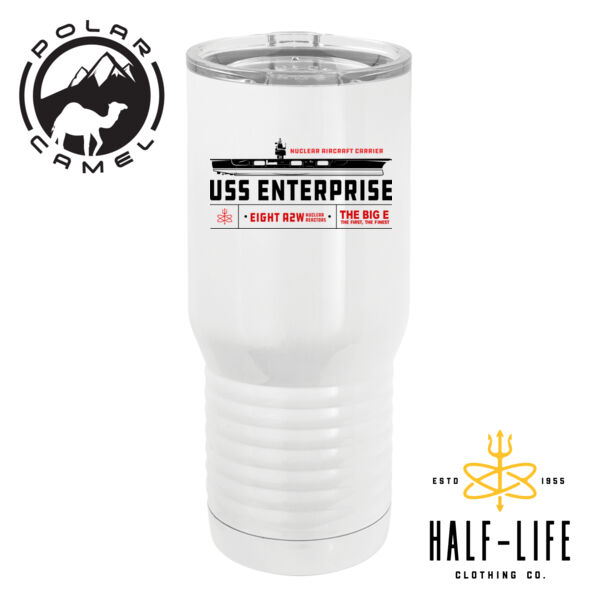 USS Enterprise with Original Island - Polar Camel 20 oz. Tall Stainless Steel Vacuum Insulated Tumbler Thumbnail