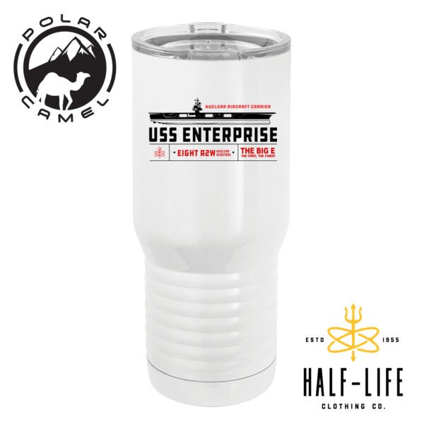 USS Enterprise with 1982-2012 Island  - Polar Camel 20 oz. Tall Stainless Steel Vacuum Insulated Tumbler Thumbnail