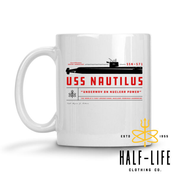 USS Nautilus - Underway on Nuclear Power - 11 oz Ceramic Mug (HLCC1) Thumbnail