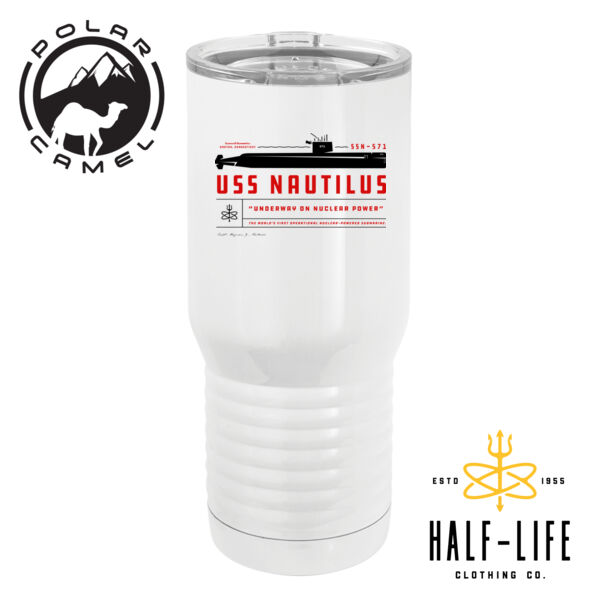 USS Nautilus - Underway on Nuclear Power - Polar Camel 20 oz. Tall Stainless Steel Vacuum Insulated Tumbler Thumbnail