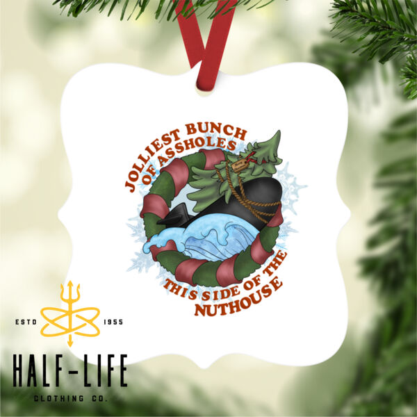Submariners - Jolliest Bunch of Assholes this side of the Nuthouse - Prague Christmas Ornament (HLCC) Thumbnail