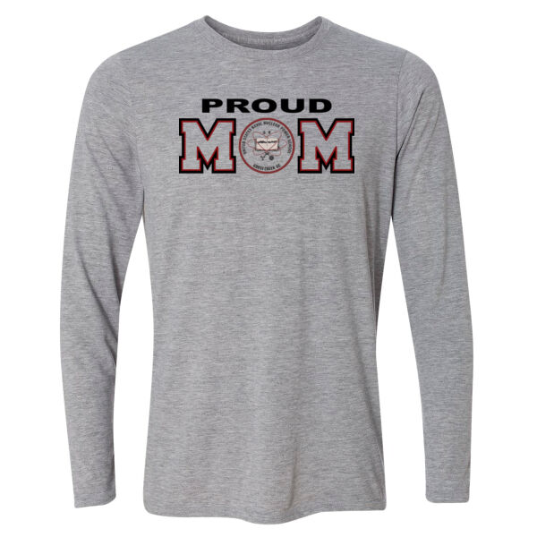 Proud NNPS Mom - Light Long Sleeve Ultra Performance Active Lifestyle T Shirt Thumbnail