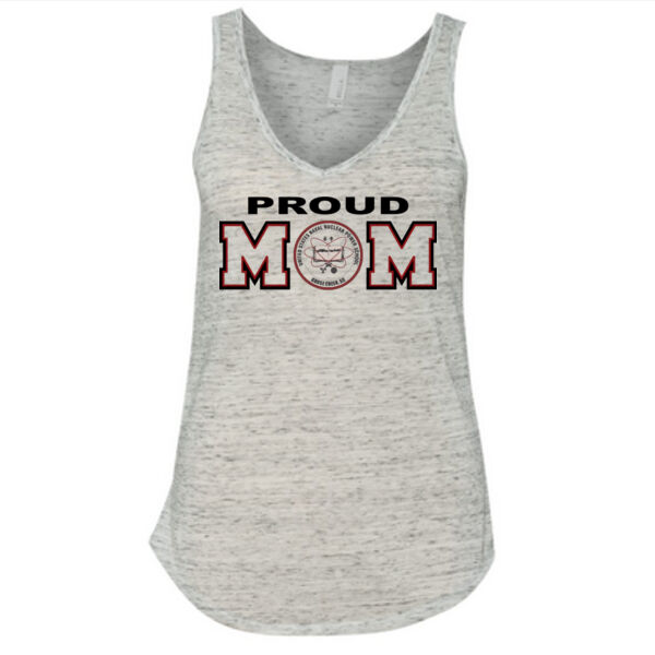 Proud NNPS Mom - Ladies' Flowy V-Neck Tank Thumbnail