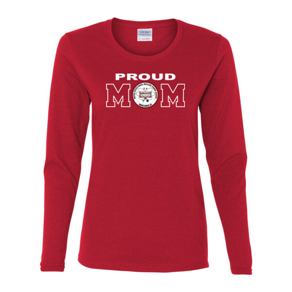 Proud NNPS Mom - Gildan Ladies Ultra Cotton™ Long Sleeve Missy Fit T Shirt Thumbnail