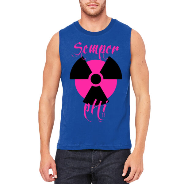 Semper pHi Trifoil - Unisex Jersey Muscle Tank Thumbnail