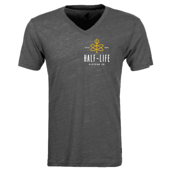 Half-Life Clothing Company Left Chest with Sub/Ship Hull Number - Triblend V-Neck T-Shirt Thumbnail