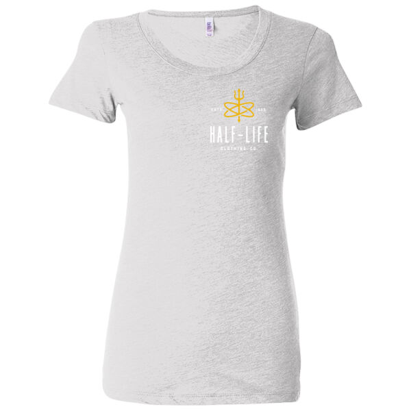 Half-Life Clothing Company Left Chest with Sub/Ship Hull Number - Ladies' Triblend Short Sleeve T-Shirt Thumbnail