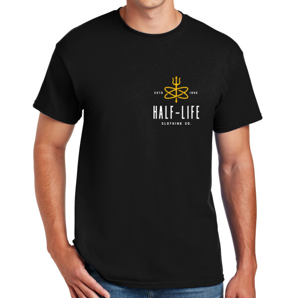 Half-Life Clothing Company Left Chest with Sub/Ship Hull Number - DryBlend™ 50 Cotton/50 DryBlend™Poly T Shirt Thumbnail