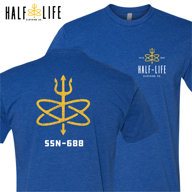 Half-Life Clothing Company Left Chest with Sub/Ship Hull Number - Men's CVC Crew Thumbnail
