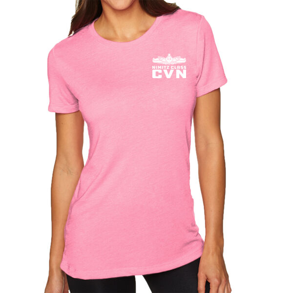 Nimitz Class Aircraft Carrier (SW)  - Ladies' Triblend Crew Thumbnail