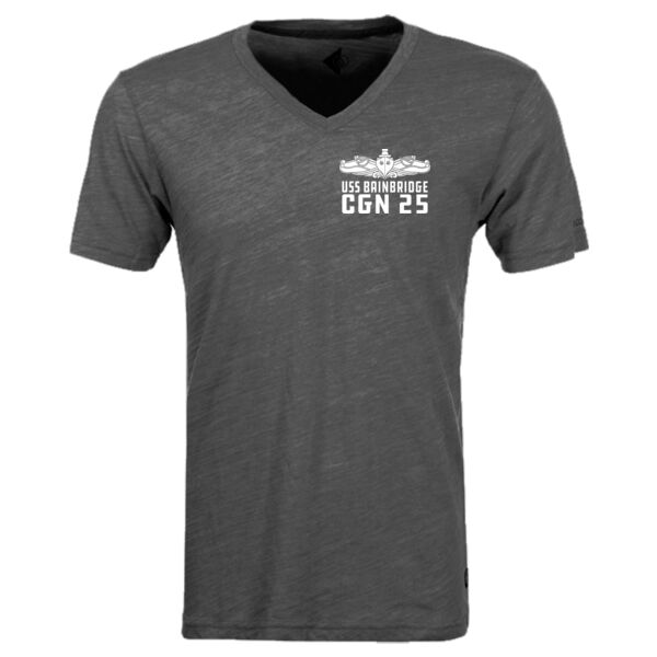 USS Bainbridge (CGN-25) - Triblend V-Neck T-Shirt Thumbnail