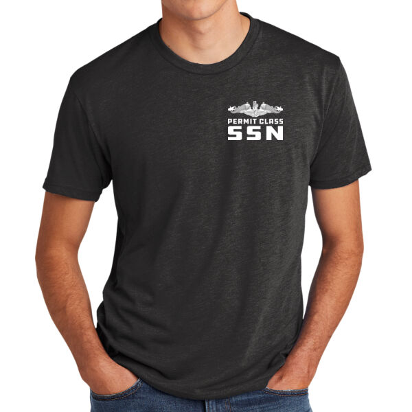 Permit Class Fast Attack Submarine - Men's Triblend Crew Thumbnail