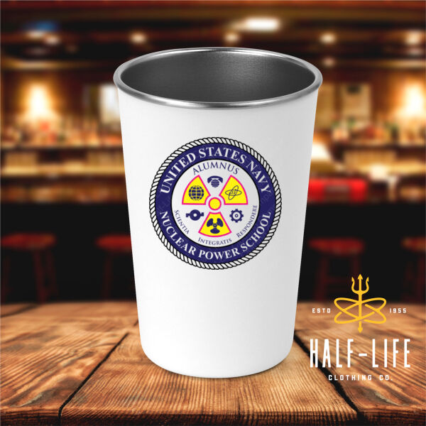 NNPS Alumnus - 17 oz Stainless Steel Pint Glass (HLCC) Thumbnail