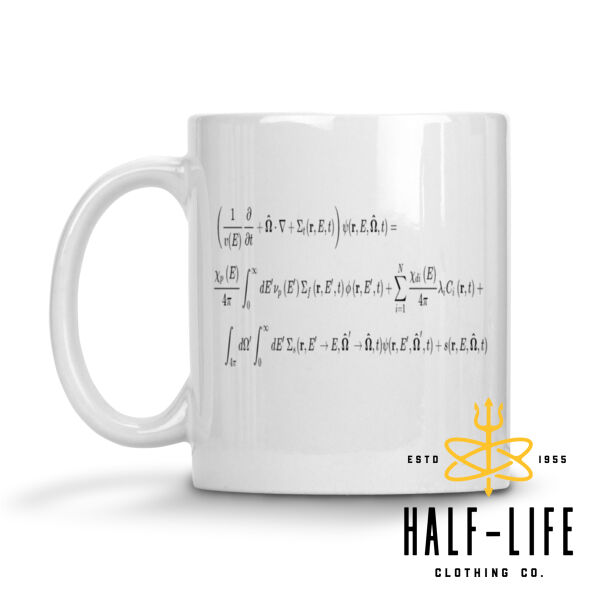 Neutron Transport Equation - 11 oz Ceramic Mug (HLCC1) 2 Thumbnail