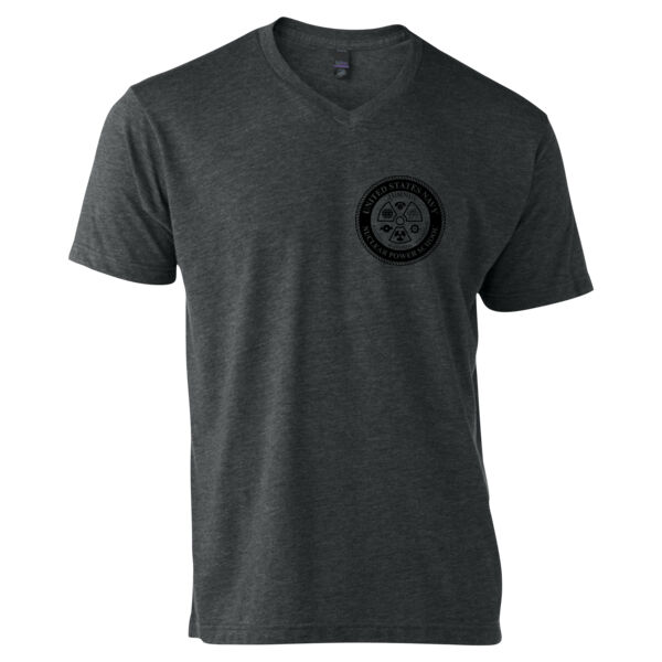 Blackout NNPS Alumnus  - Unisex V Neck Poly-Rich Tee Thumbnail