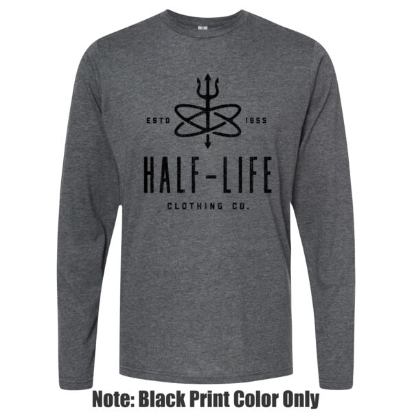 Half-Life Clothing Company - Unisex Poly-Rich Long Sleeve Tee Thumbnail