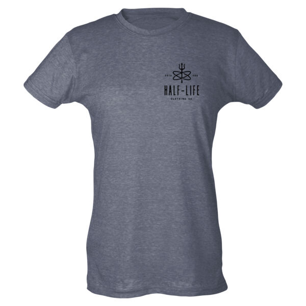 Blackout Atomic Crow - Ladies Slim Fit Poly-Rich Tee Thumbnail