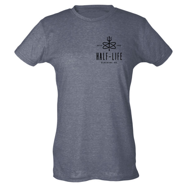 Blackout Half-Life Clothing Company Left Chest with Sub/Ship Hull Number - Ladies Slim Fit Poly-Rich Tee Thumbnail