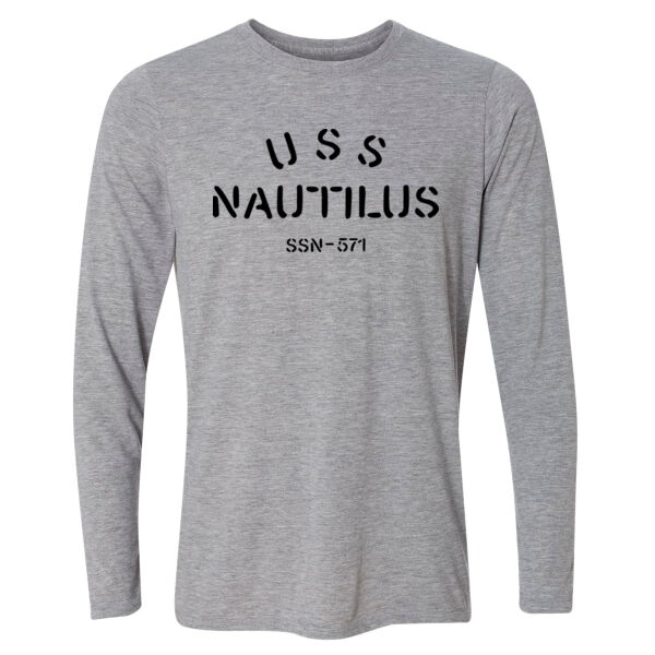 Blackout USS Nautilus - Light Long Sleeve Ultra Performance Active Lifestyle T Shirt Thumbnail