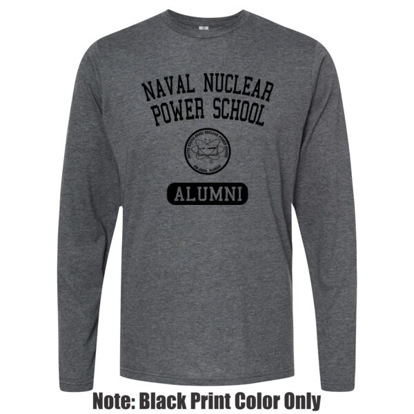 Blackout Navy Nuclear Power School Alumni - Orlando  - Unisex Poly-Rich Long Sleeve Tee Thumbnail