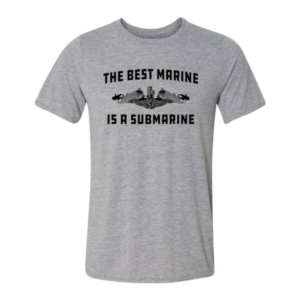 Blackout The Best Marine is a Submarine - Light Youth/Adult Ultra Performance Active Lifestyle T Shirt Thumbnail