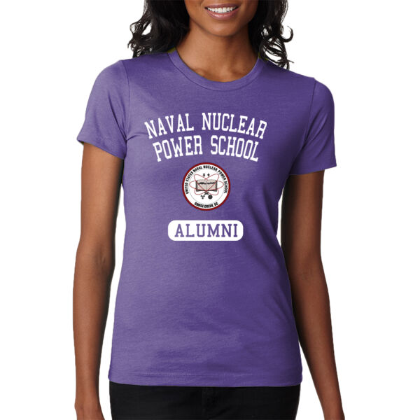 Naval Nuclear Power School Goose Creek, SC Alumni (Vertical) - Ladies' CVC T-Shirt Thumbnail
