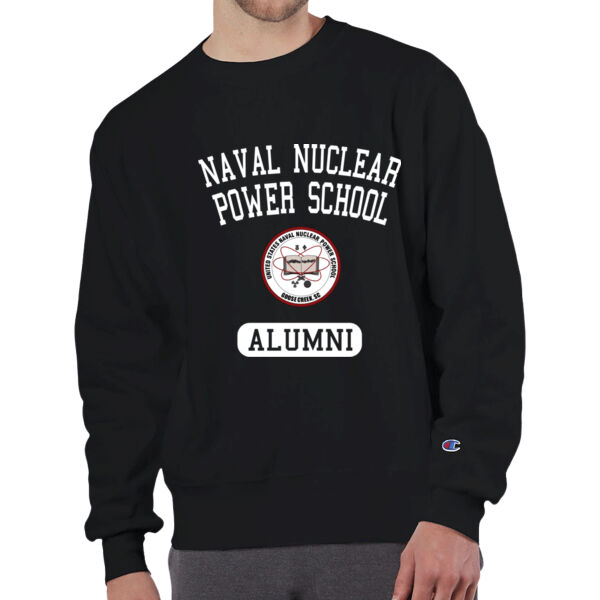 Naval Nuclear Power School Goose Creek, SC Alumni (Vertical) - Champion Adult Reverse Weave® 12 oz. Crew Thumbnail