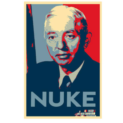 Rickover contemporary Nuke ~3" x 5" Decal Thumbnail
