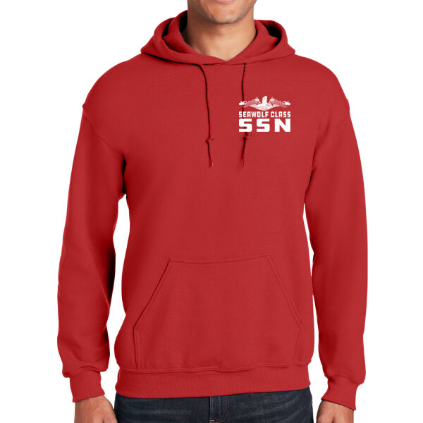 Seawolf Class Fast Attack Submarine - Adult Heavy Blend™ 8 oz., 50/50 Hood Thumbnail