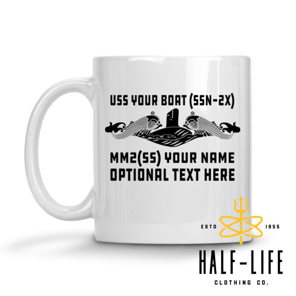 Seawolf Class Fast Attack Submarine - 11 oz Ceramic Mug (HLCC1) Thumbnail